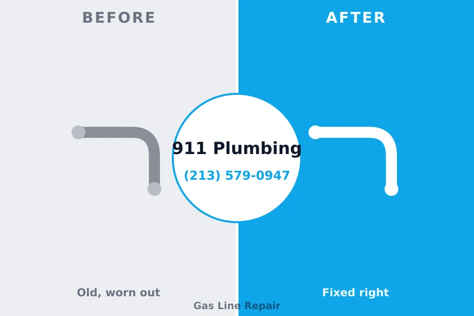 Before and after: plumbing repair Wantagh, NY